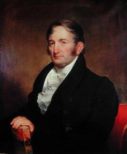 John Nice (1739-1806) (olje på lerret) av American School