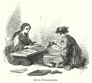 Kioto Fan-makers (gravering) av American School
