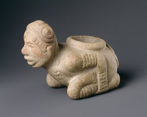 Kneeling Prisoner Effigy Pipe, fra Mississippi av American School