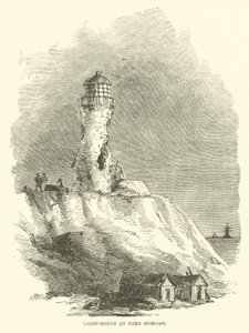 Fyr i Fort Morgan, august 1864 av American School