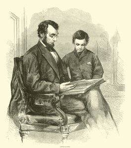 Lincoln hjemme, april 1865 av American School