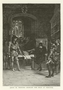 Louis XI møter Karl den dristige ved Peronne av American School