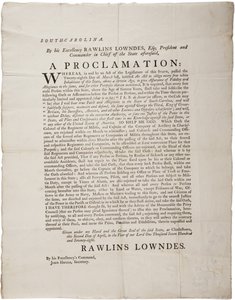 Lojalitetsed for å beskytte South Carolinas uavhengighet, 2. april 1778 av American School