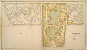 Kart over Garfield Park, Chicago, Illinois av American School