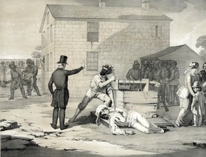 Martyrdommen til Joseph og Hyrum Smith i Carthage-fengselet, 27. juni 1844, 1851 av American School