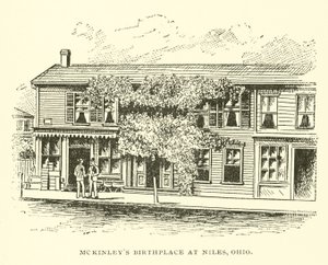 McKinleys fødested i Niles, Ohio av American School