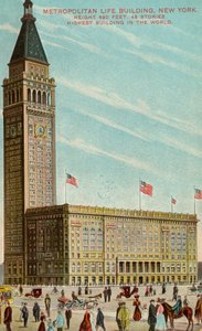 Metropolitan Life Building, New York, ca. 1909-13 av American School
