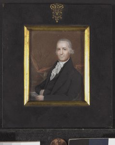 Miniatyrportrett av Samuel Osgood, ca. 1789 (w/c på elfenben) av American School