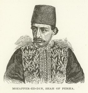 Mozaffer-ed-Din, sjah av Persia av American School