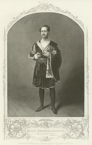 Mr G V Brooke som Hamlet, Act III, Scene II av American School