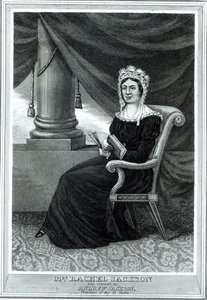 Mrs Rachel Jackson, pub. av Joseph How, ca. 1850-1900 av American School