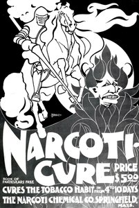 Narcotui-Cure, designet av William H. Bradley, 1895 av American School