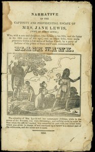 Fortelling om fangenskap og forsynsflukt av fru Jane Lewis, publisert i 1832 av American School