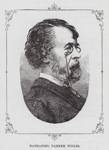 Nathaniel Parker Willis (gravering) av American School