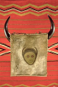 Navajo buffalo moon teppe, fra Arizona (ull) av American School