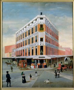 No.7 12 Bowery, NYC, ca. 1837-39 av American School