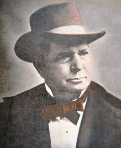 Oliver Fisher Winchester (1810-80) (farget bilde) av American School