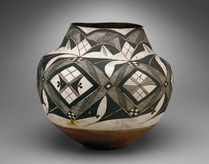 Pot, Haaku, Acoma Pueblo (keramikk) av American School