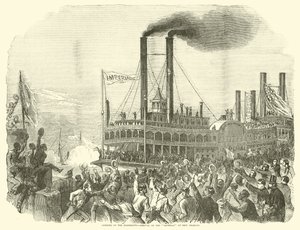 Åpning av Mississippi, ankomst av Imperial til New Orleans, juli 1863 av American School