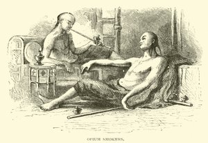 Opium røykere av American School