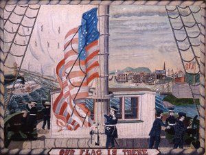 Vårt flagg er der: Fort McHenry, Baltimore, 1850-1900 av American School