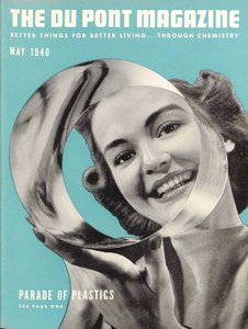 Parade of Plastics, forsiden av DuPont Magazine, mai 1940 av American School