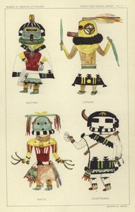 Pautiwa, Cipikne, Hakto, Caiastacana (fargelitografi) av American School