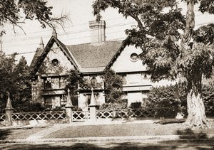 Pickering House, Salem, Massachusetts, 1915 (sepia tone dyptrykk) av American School