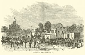 Plyndring i Hagerstown, juli 1864 av American School