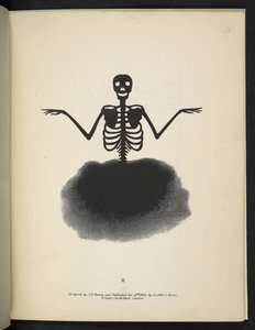 Plate 11. En skjelettfigur, fra 