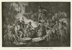 Pocahontas reddet livet til kaptein John Smith av American School