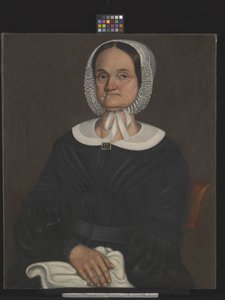 Portrett av Sally Montgomery (olje på lerret) av American School