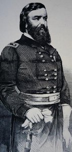 Portrett av generalmajor John Pope (litho) av American School