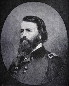 Portrett av generalmajor John Pope (litho) av American School