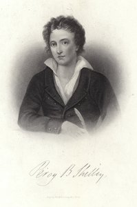 Portrett av Percy Bysshe Shelley av American School