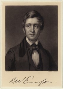 Portrett av Ralph Waldo Emerson av American School