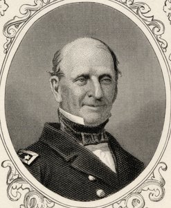 Portrett av Silas Horton Stringham (1798-1876) av American School