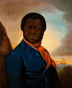 Portrett av en sjømann (Paul Cuffe?), ca. 1800 av American School
