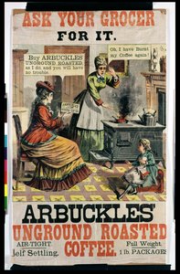 Plakatreklame Arbuckles Unground Roasted Coffee