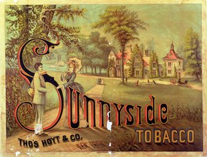 Plakat reklame Sunnyside Tobacco