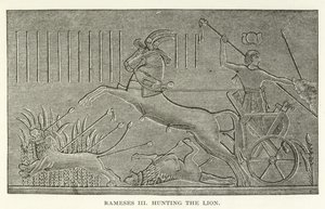 Ramses III jakter på løven av American School