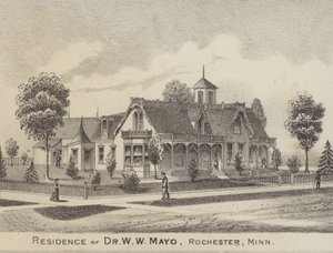 Bosted til Dr WW Mayo, Rochester, Minnesota, USA av American School