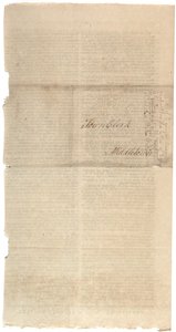 Resolusjoner som skriver ut NYS-forslag til endringer i grunnloven, oktober 1788 av American School