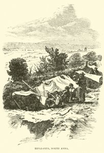 Rifle-pits, North Anna, mai 1864 av American School