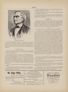 Robert Houdin, annonser av American School