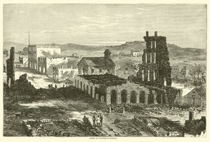 Ruins of Lawrence, Kansas, august 1863