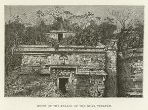 Ruinene av nonnepalasset, Yucatan