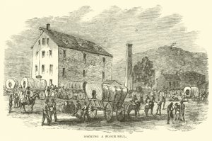 Plyndrer en melmølle, juli 1864 av American School