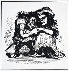 Scandinavian Alves, fra The World Guide to Gnomes, Fairies, Alves and Other Little People av Thomas Keightley (1789-1872) Publisert 1880 (BW Engraving) av American School