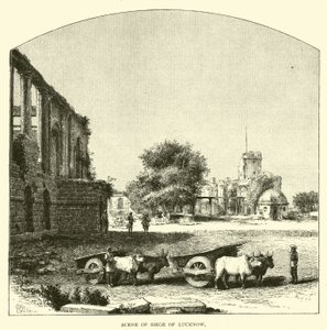 Scene for Siege of Lucknow av American School